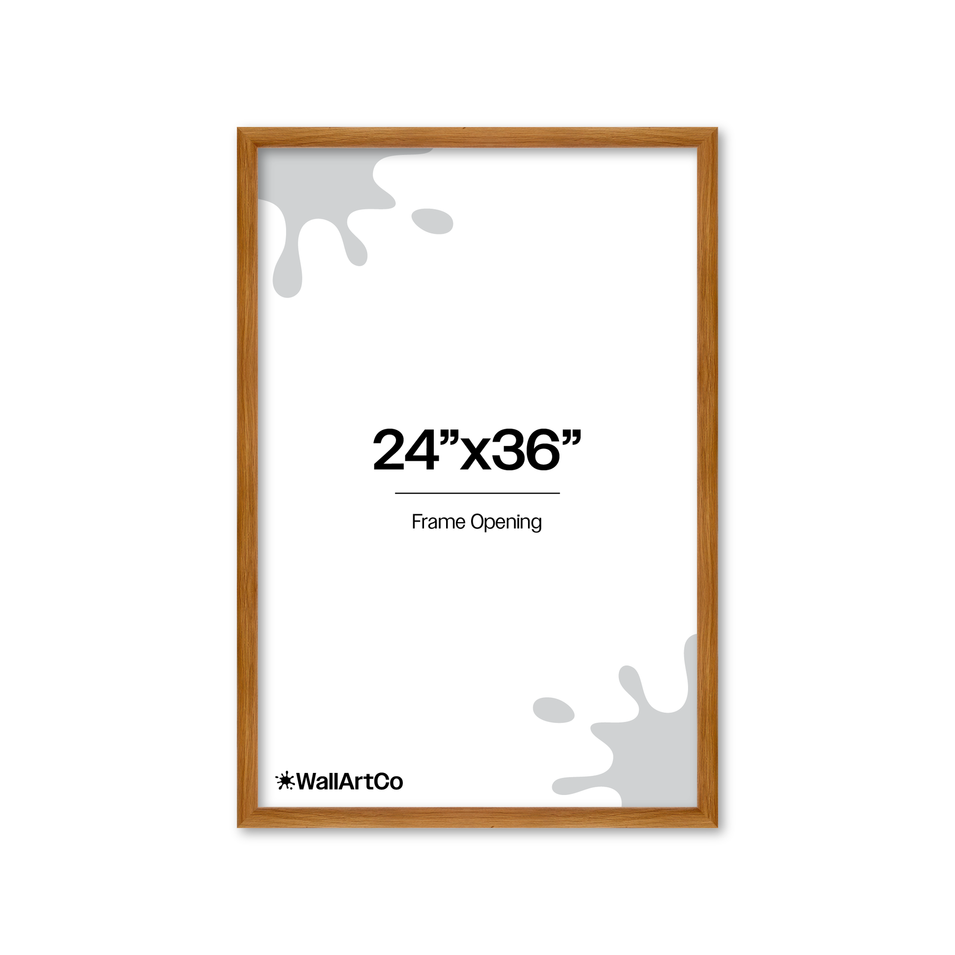 Front of picture frame