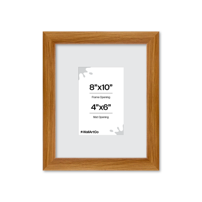 8" x 10" Light Oak Hudson Wall Frame