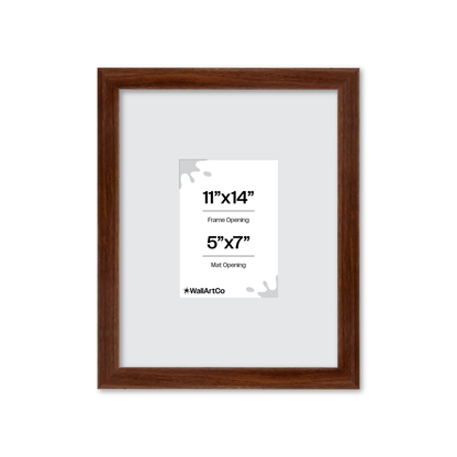 11" x 14" Dark Walnut Hudson Wall Frame