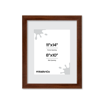 11" x 14" Dark Walnut Hudson Wall Frame