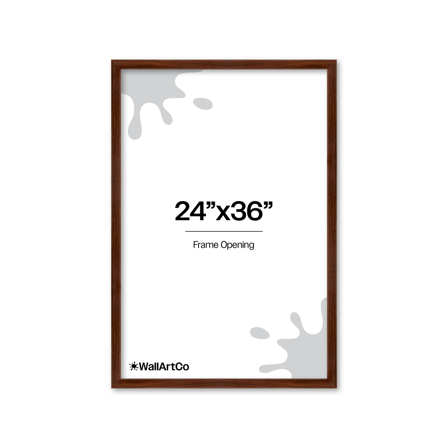 Front of picture frame