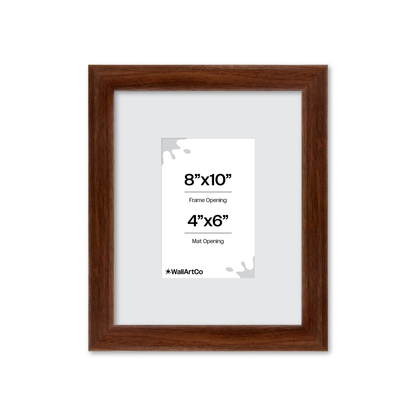 8" x 10" Dark Walnut Hudson Wall Frame