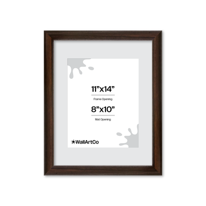 11" x 14" Dark Oak Hudson Wall Frame