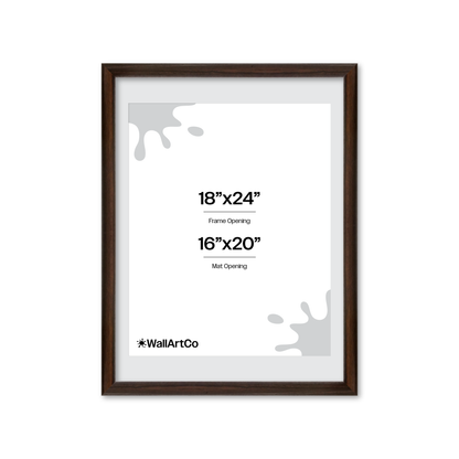 18" x 24" Dark Oak Hudson Wall Frame