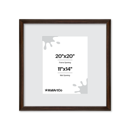 20" x 20" Dark Oak Hudson Wall Frame