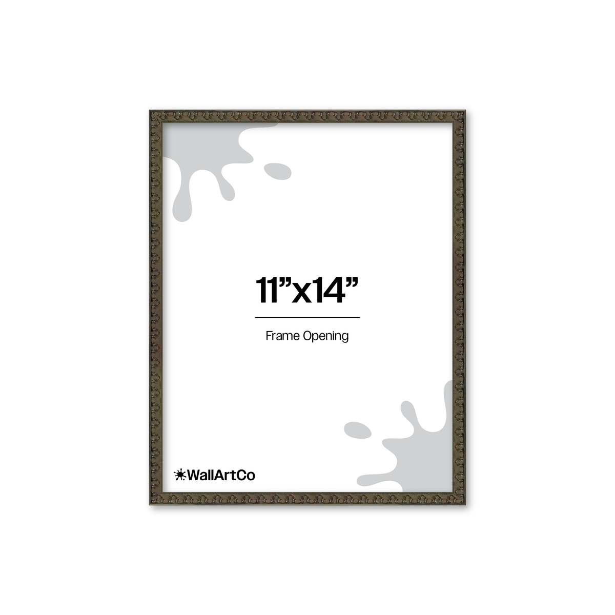 The Quiet Drama Black Picture Frame