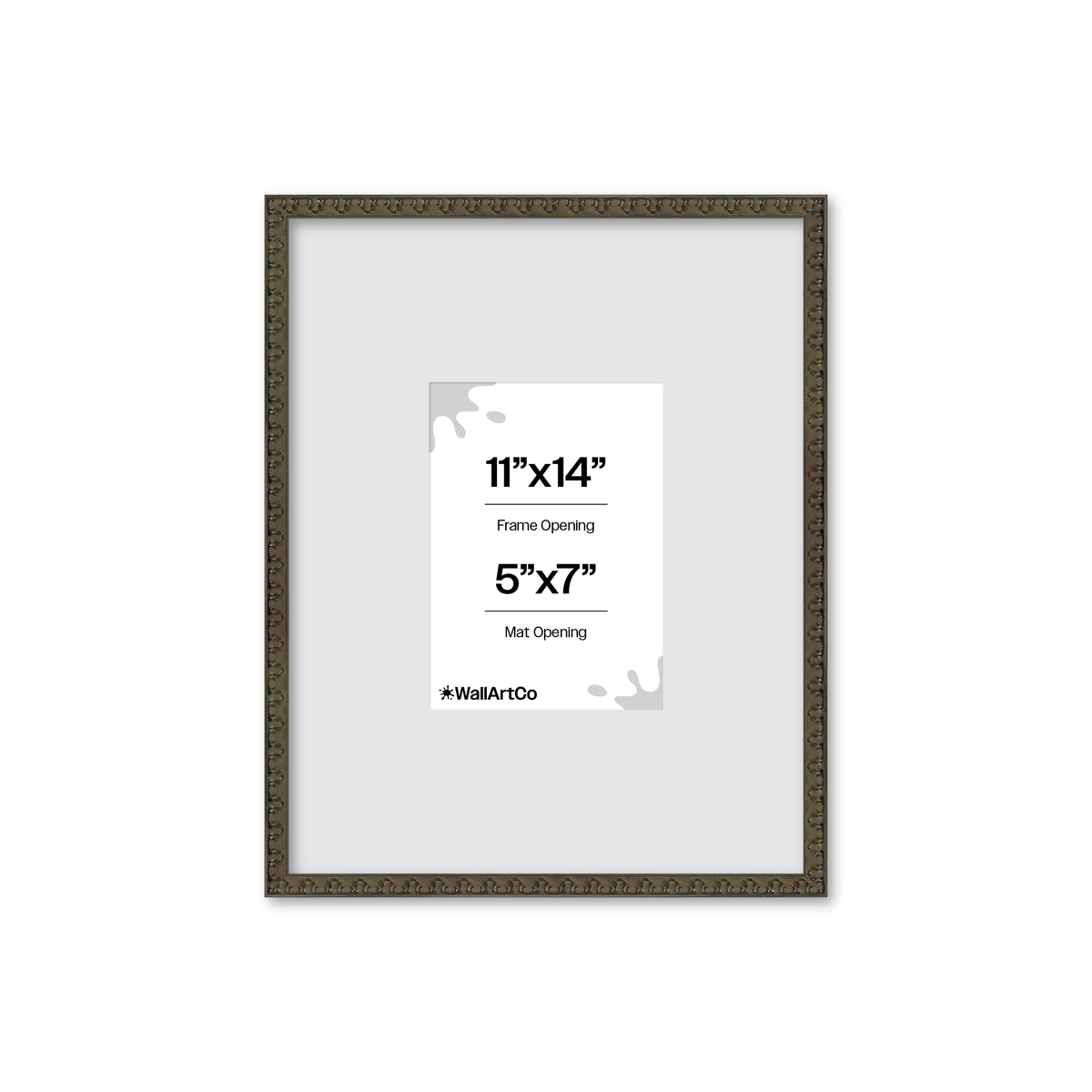 The Quiet Drama Black Picture Frame