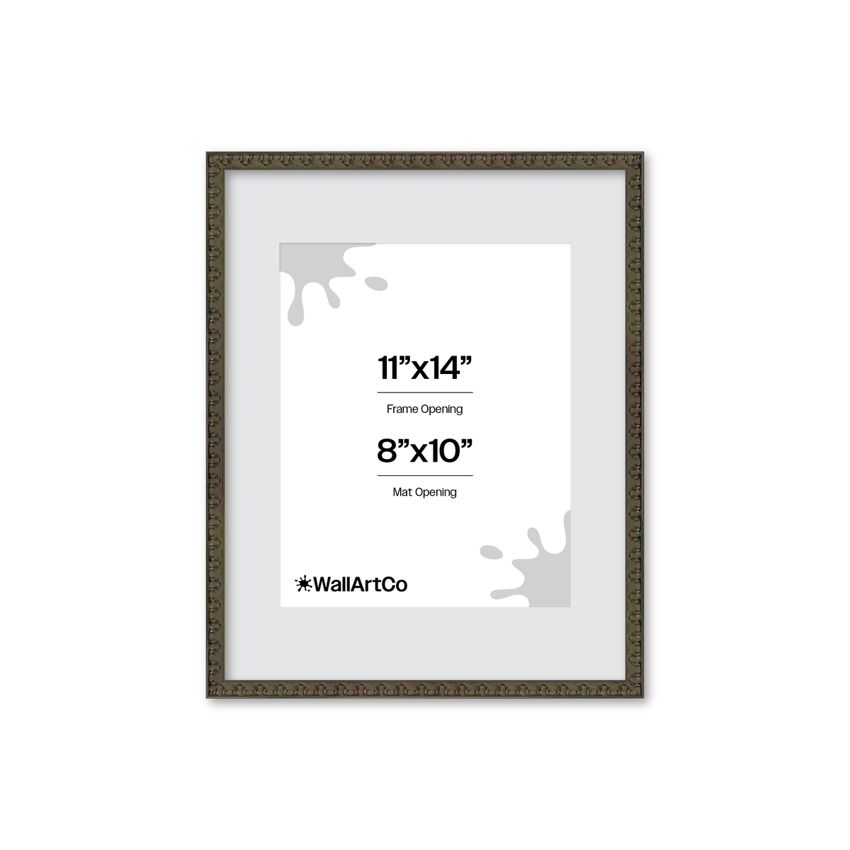 The Quiet Drama Black Picture Frame