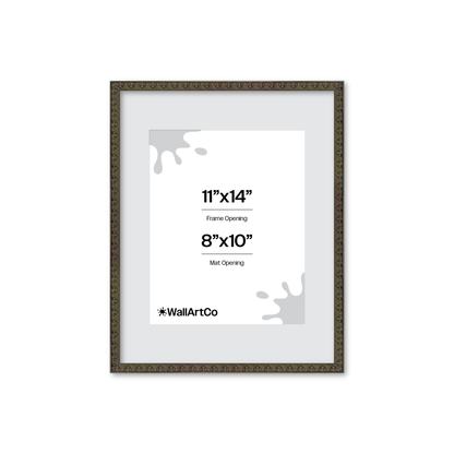 The Quiet Drama Black Picture Frame