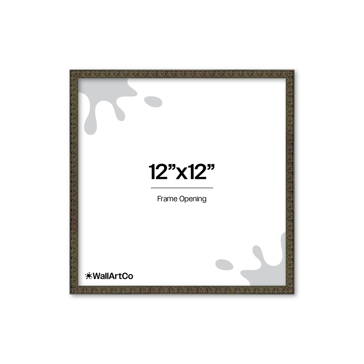 The Quiet Drama Black Picture Frame