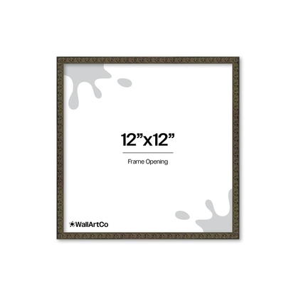 The Quiet Drama Black Picture Frame