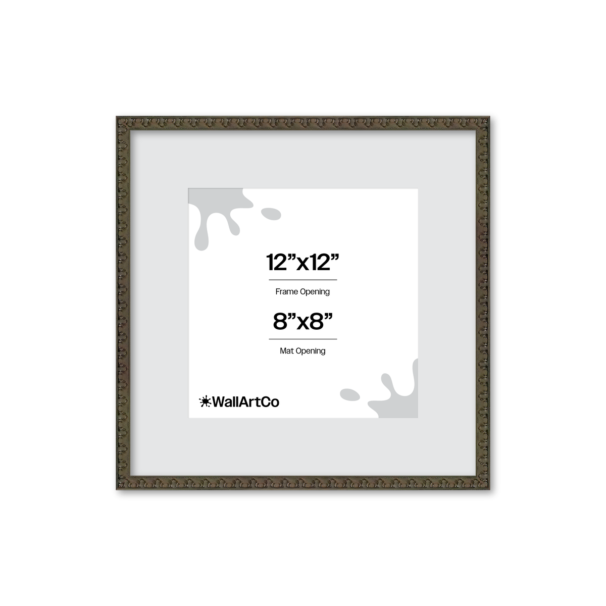 The Quiet Drama Black Picture Frame