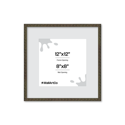 The Quiet Drama Black Picture Frame