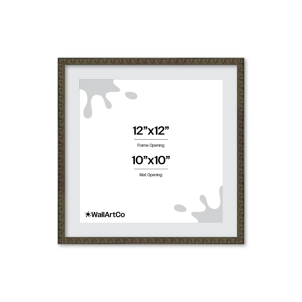 The Quiet Drama Black Picture Frame