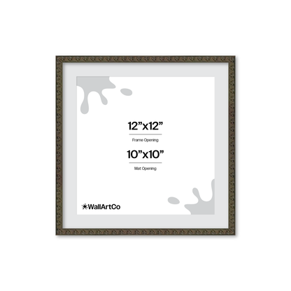The Quiet Drama Black Picture Frame