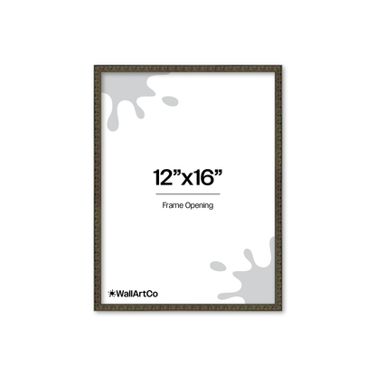 The Quiet Drama Black Picture Frame