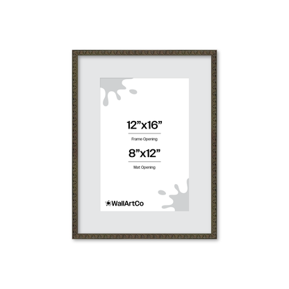 The Quiet Drama Black Picture Frame