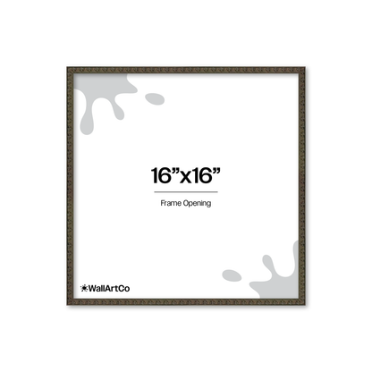The Quiet Drama Black Picture Frame