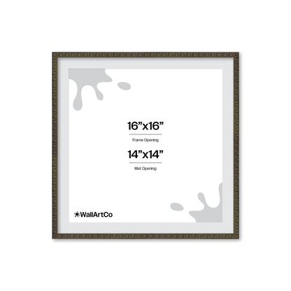 The Quiet Drama Black Picture Frame