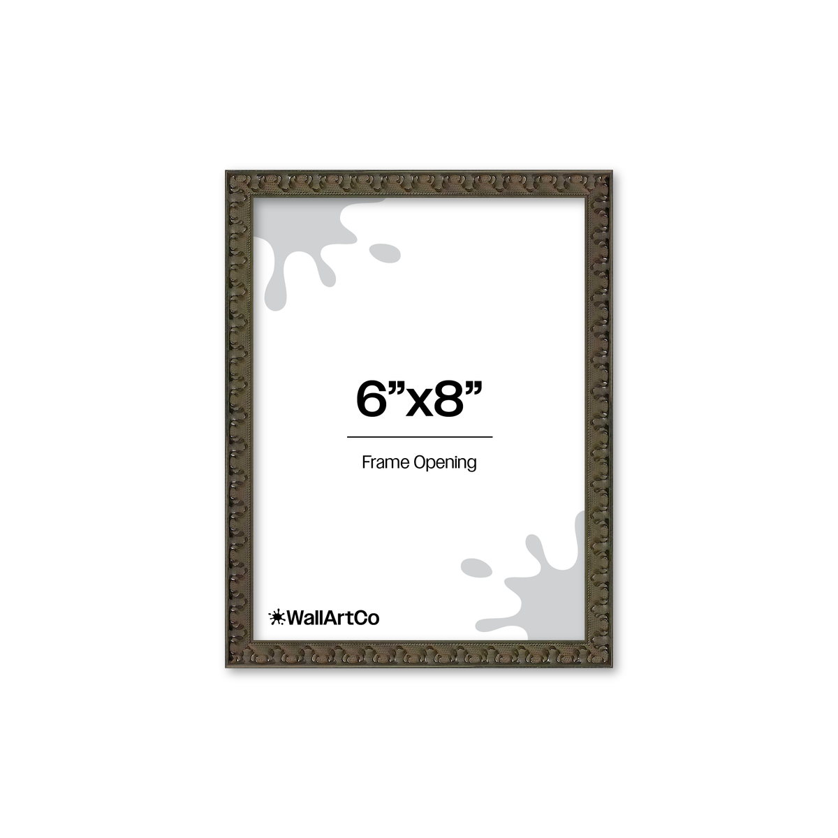 The Quiet Drama Black Picture Frame