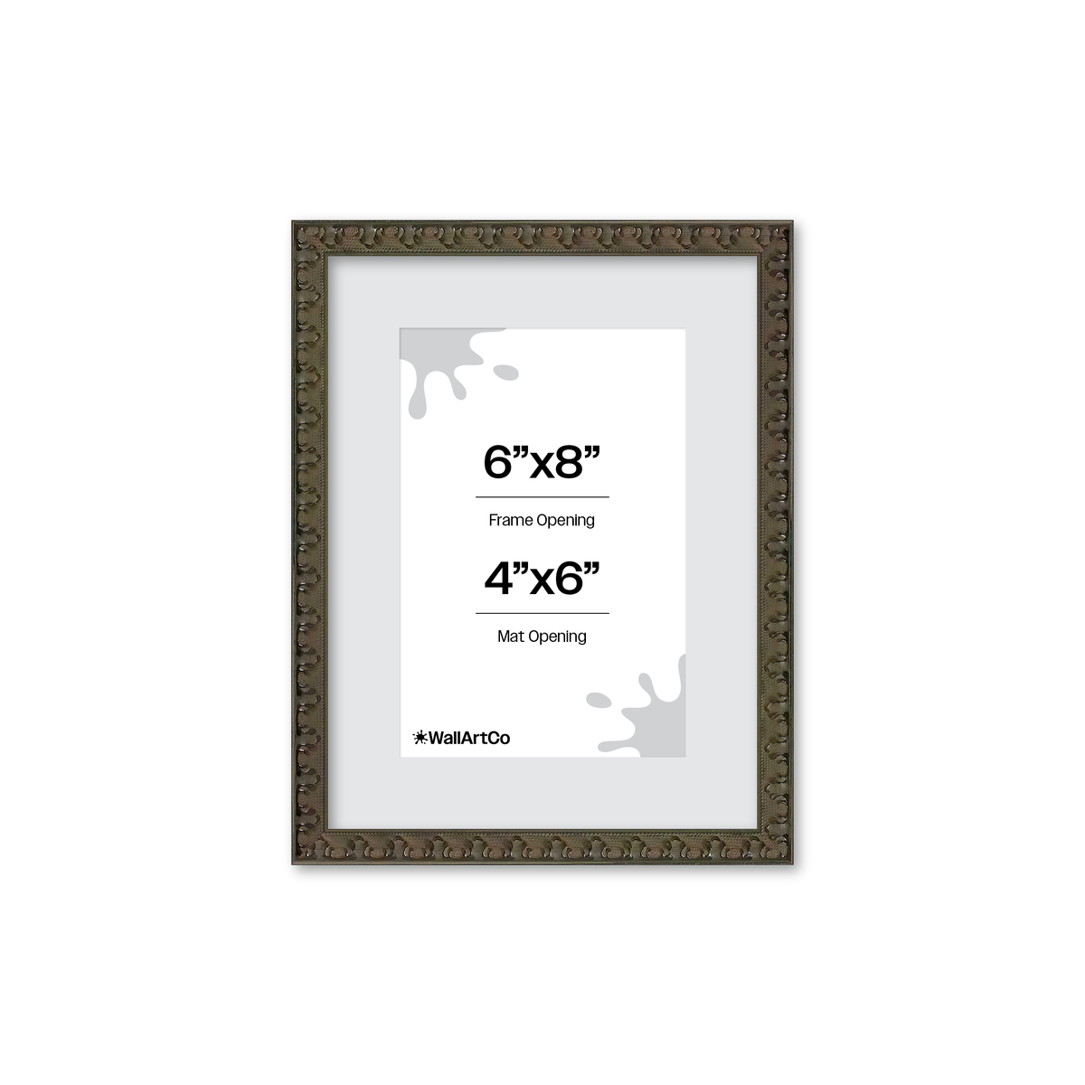 The Quiet Drama Black Picture Frame