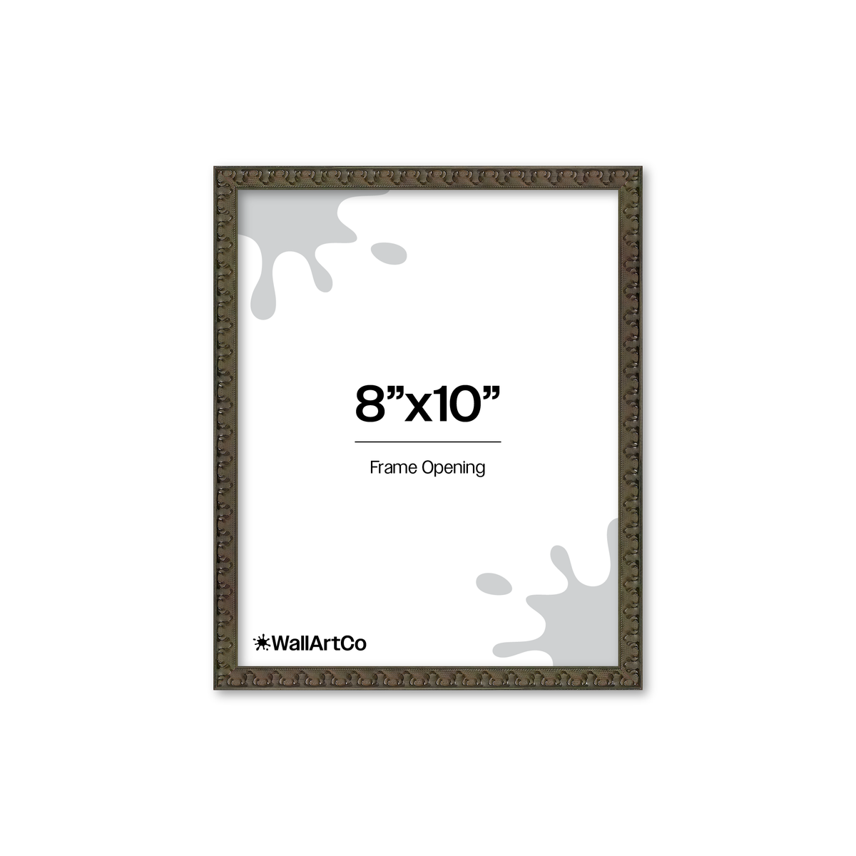 The Quiet Drama Black Picture Frame