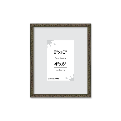 The Quiet Drama Black Picture Frame