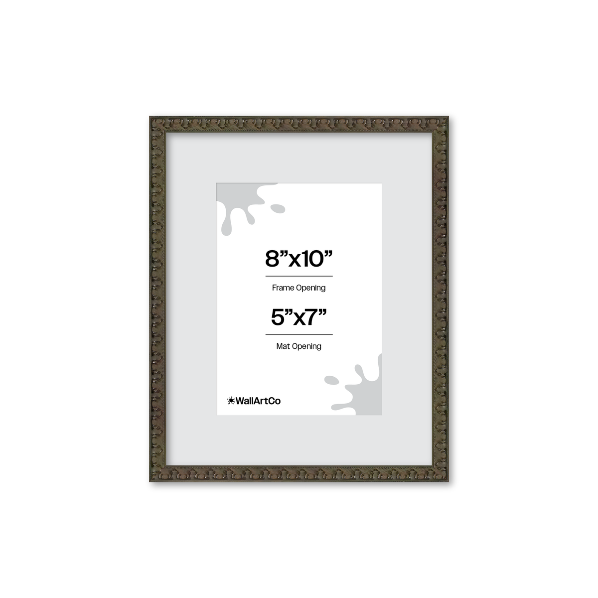 The Quiet Drama Black Picture Frame