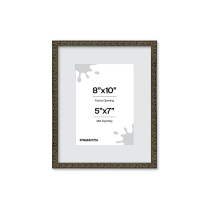 The Quiet Drama Black Picture Frame