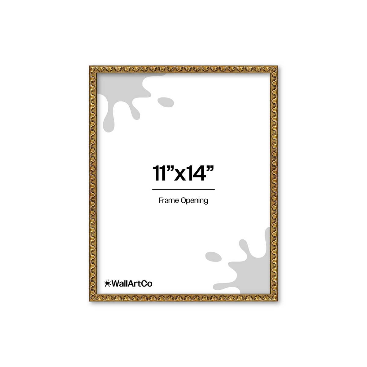 The Quiet Drama Bronze Picture Frame