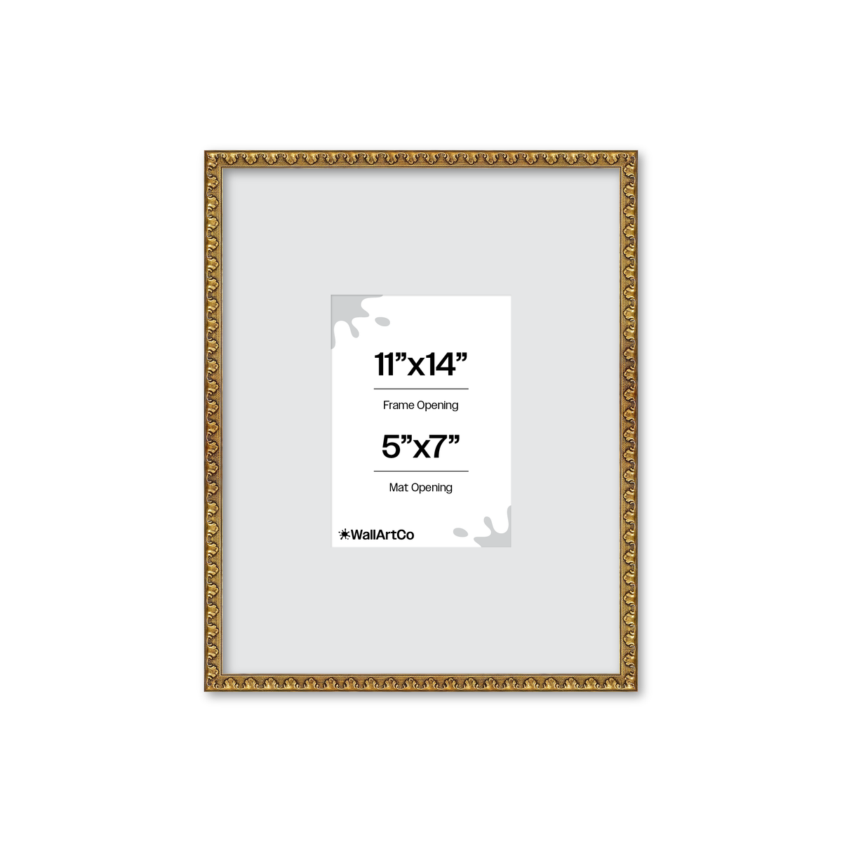The Quiet Drama Bronze Picture Frame