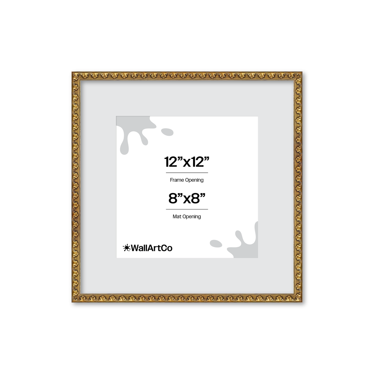 The Quiet Drama Bronze Picture Frame