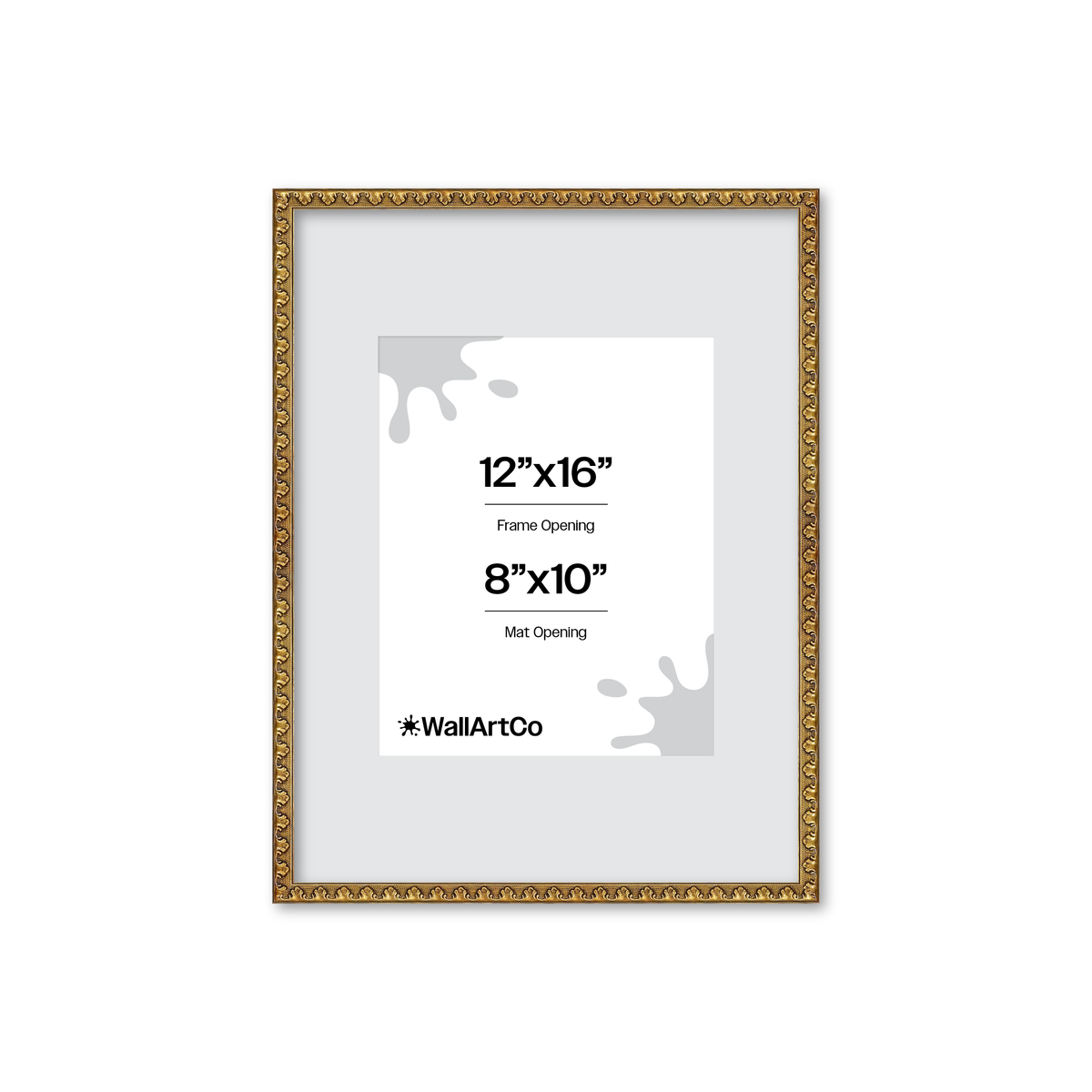 The Quiet Drama Bronze Picture Frame