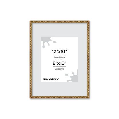 The Quiet Drama Bronze Picture Frame