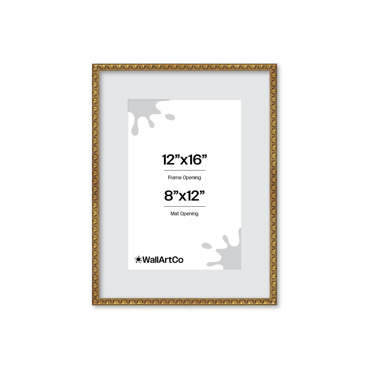 The Quiet Drama Bronze Picture Frame