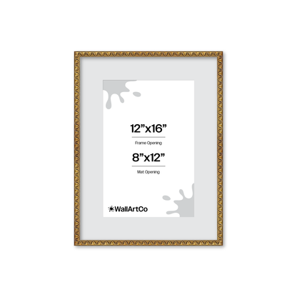 The Quiet Drama Bronze Picture Frame