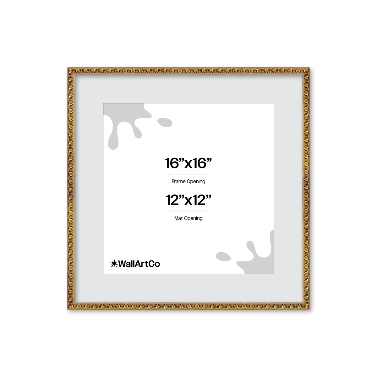 The Quiet Drama Bronze Picture Frame