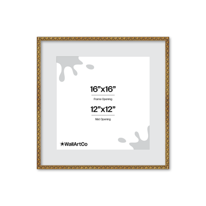The Quiet Drama Bronze Picture Frame