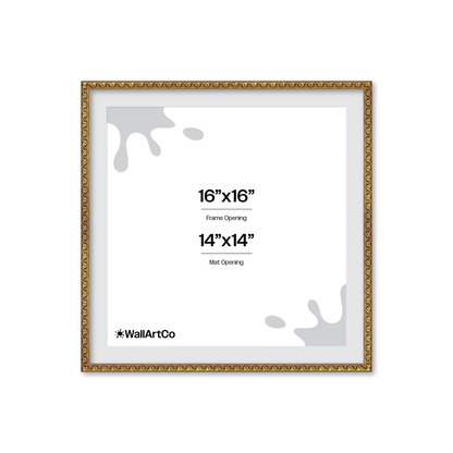 The Quiet Drama Bronze Picture Frame
