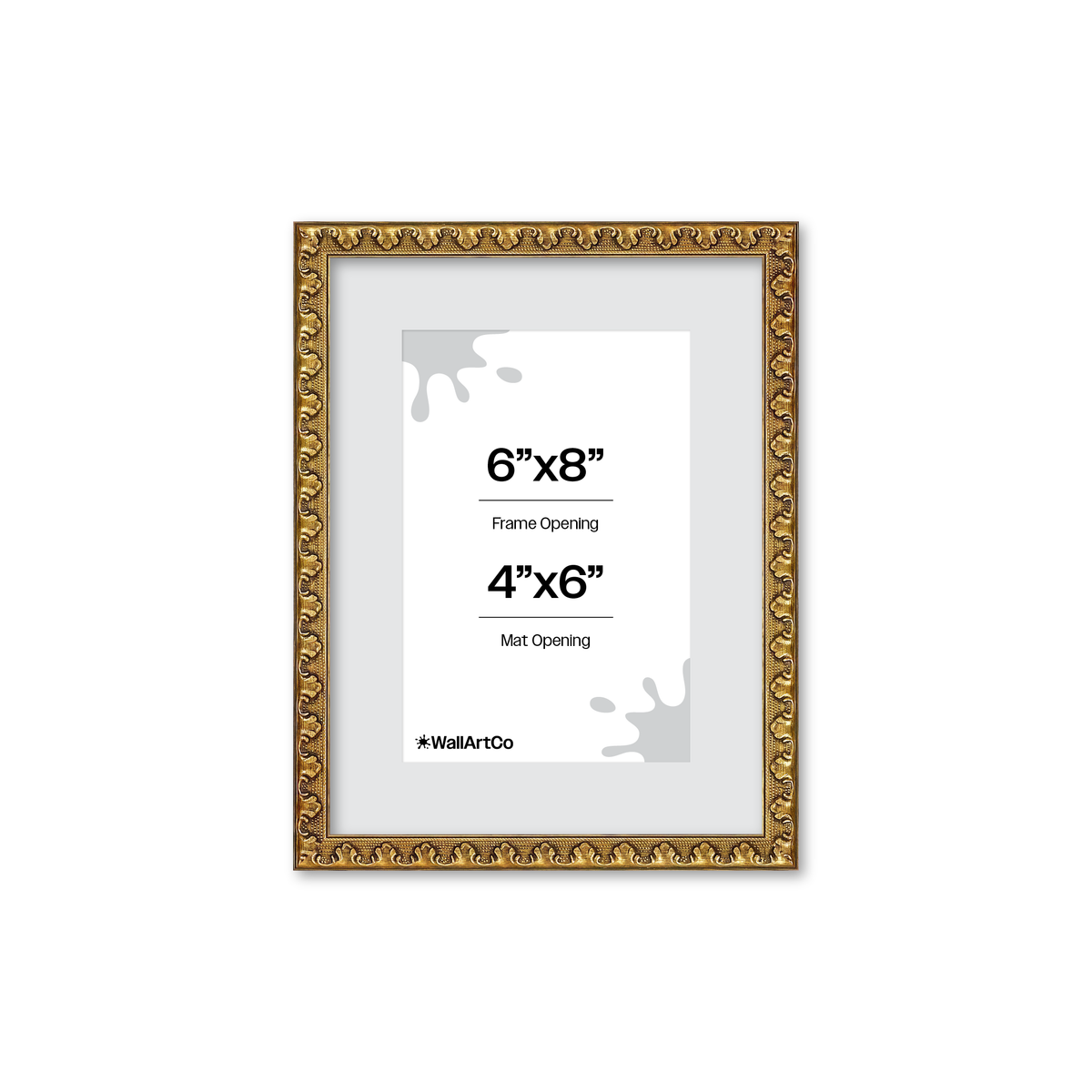The Quiet Drama Bronze Picture Frame