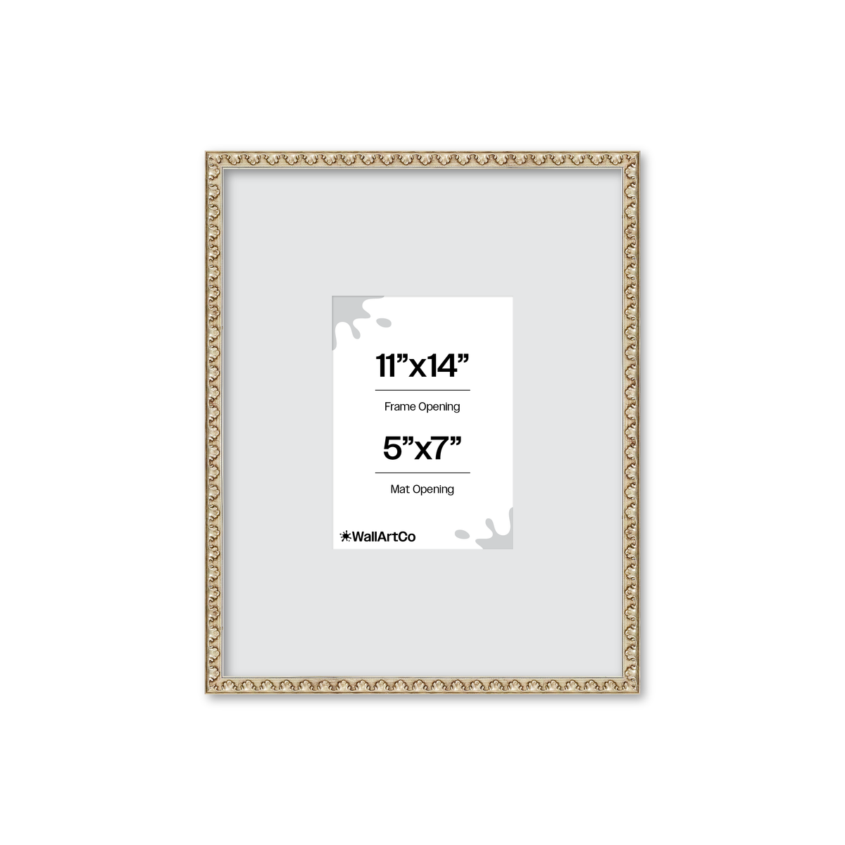 The Quiet Drama Silver Picture Frame