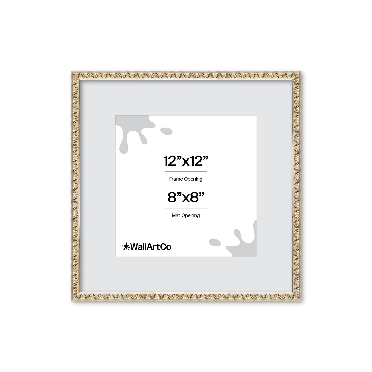 The Quiet Drama Silver Picture Frame