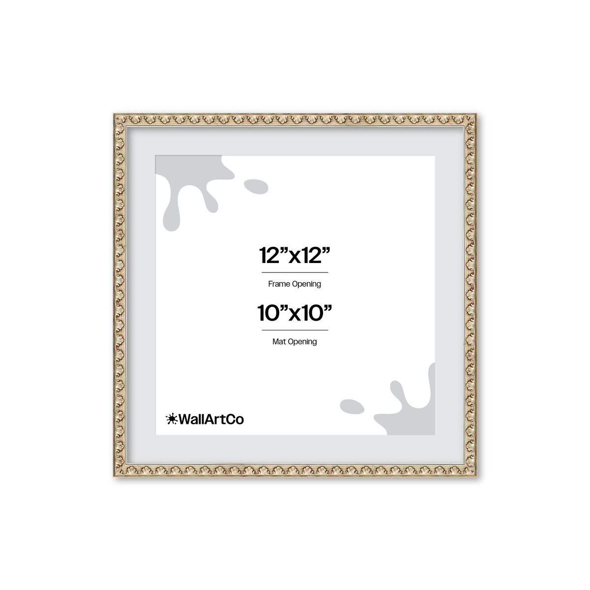 The Quiet Drama Silver Picture Frame