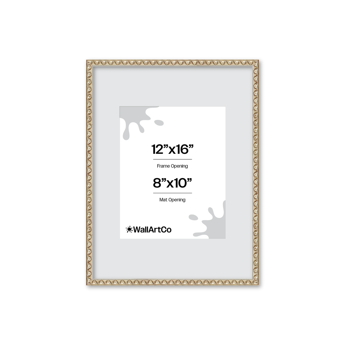 The Quiet Drama Silver Picture Frame
