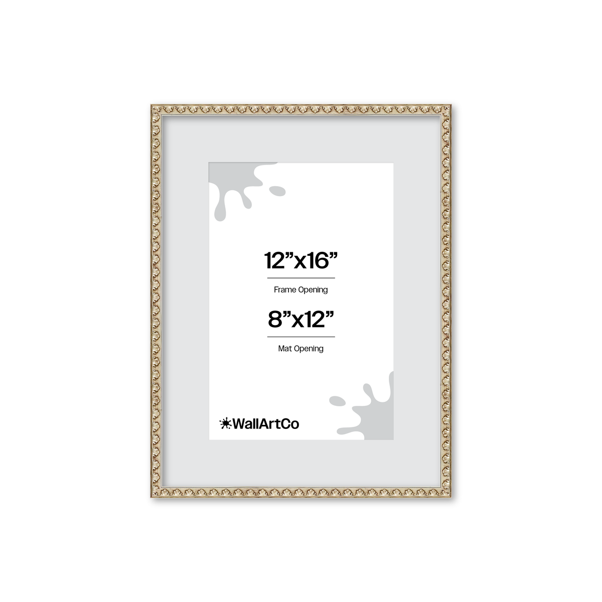 The Quiet Drama Silver Picture Frame
