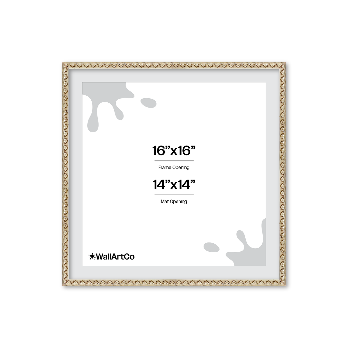 The Quiet Drama Silver Picture Frame