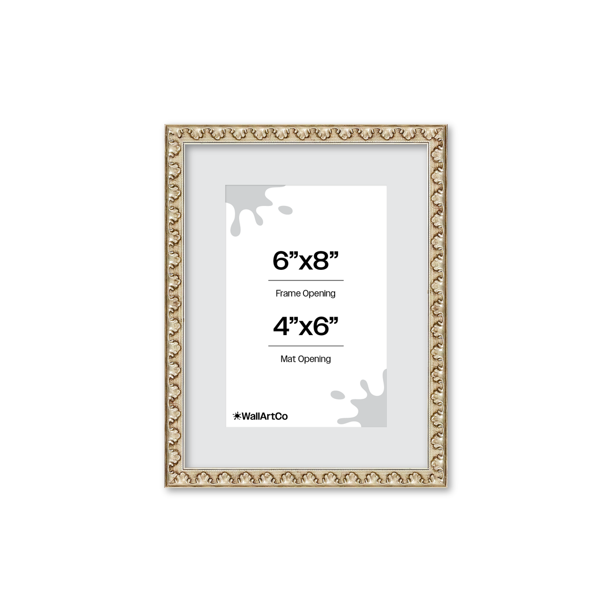 The Quiet Drama Silver Picture Frame