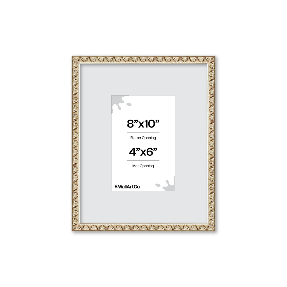 The Quiet Drama Silver Picture Frame