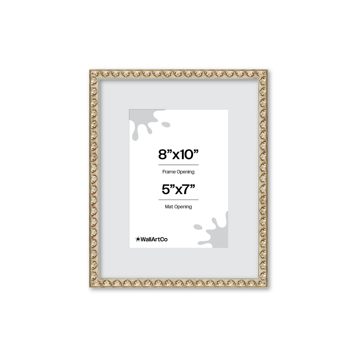 The Quiet Drama Silver Picture Frame