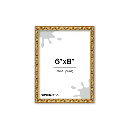 The Quiet Drama Gold Picture Frame